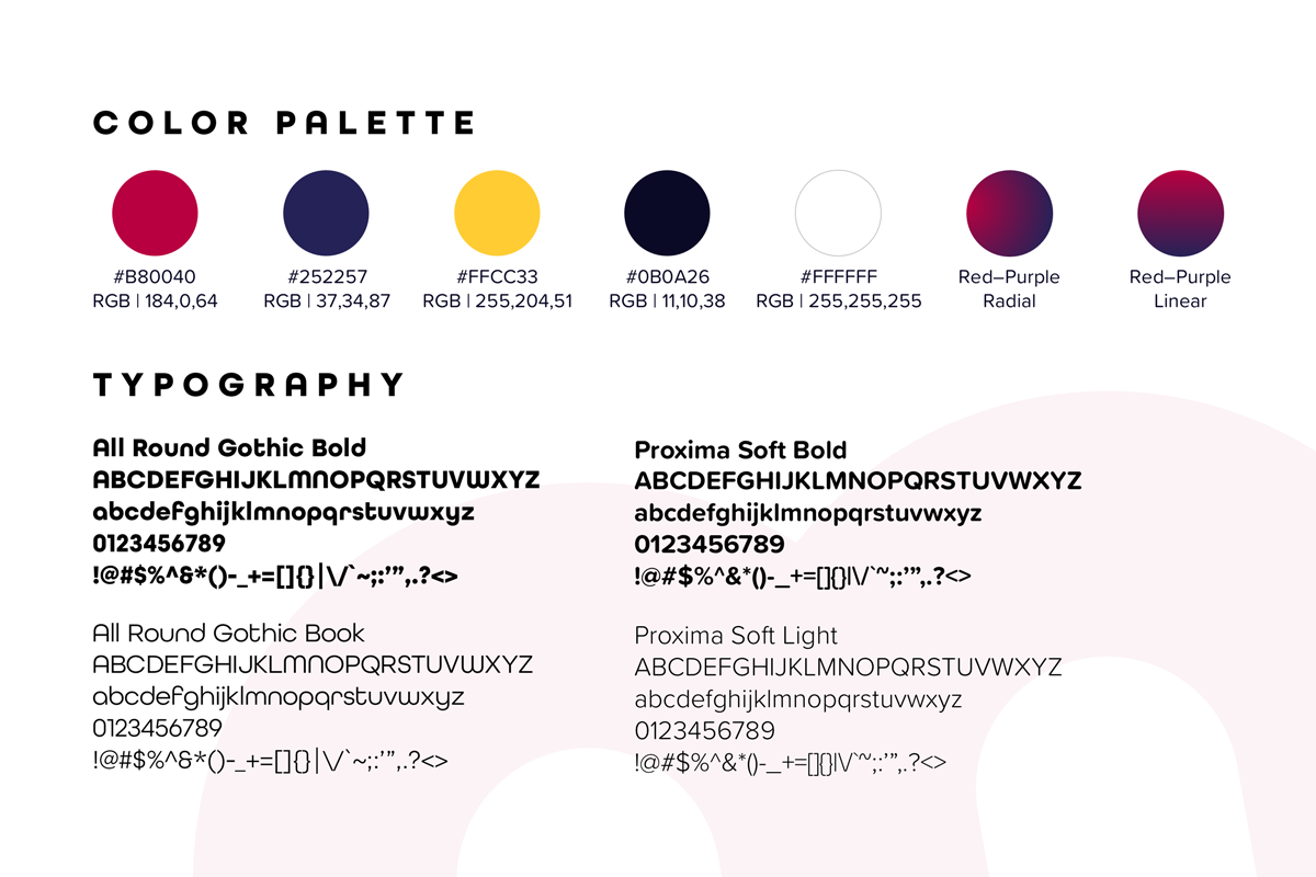 MustWatch brand colors and typography