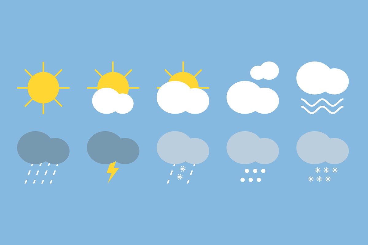 Weather icons